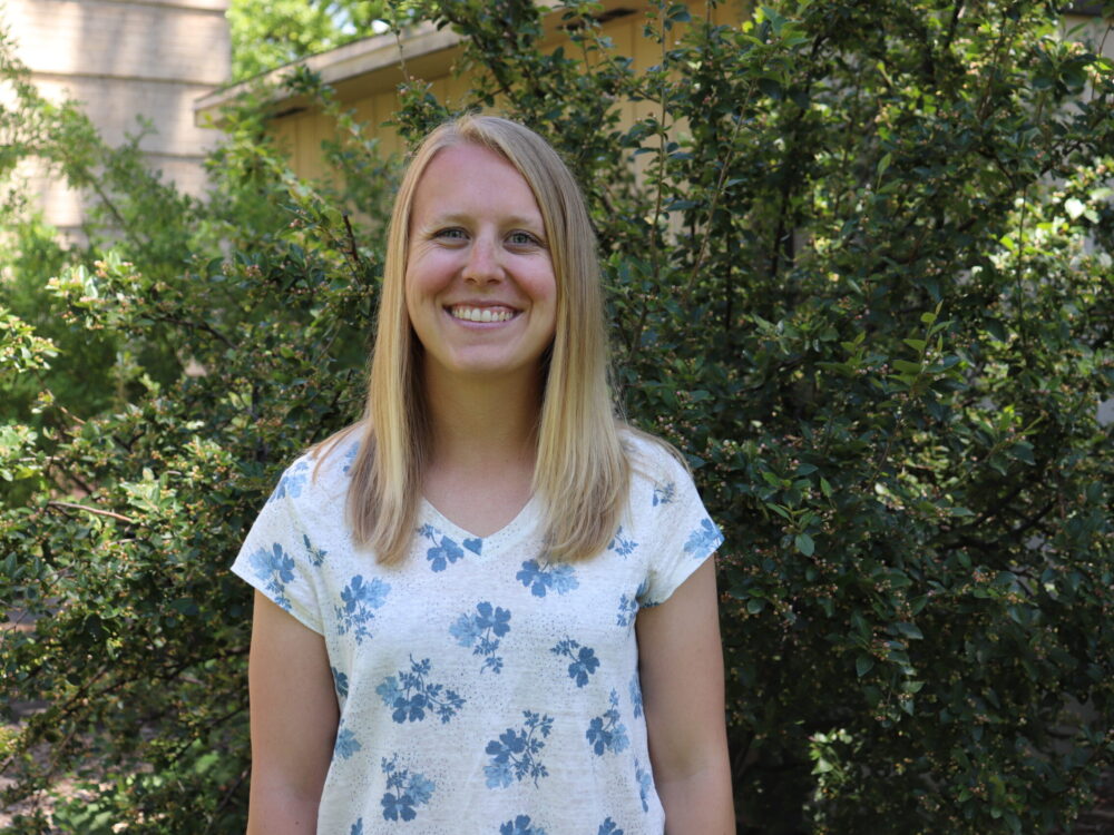 An outdoor portrait of Heather Hall